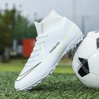 fashion trendy football sneakers mens breathable long spike sports light specialized men soccer shoes wholesale