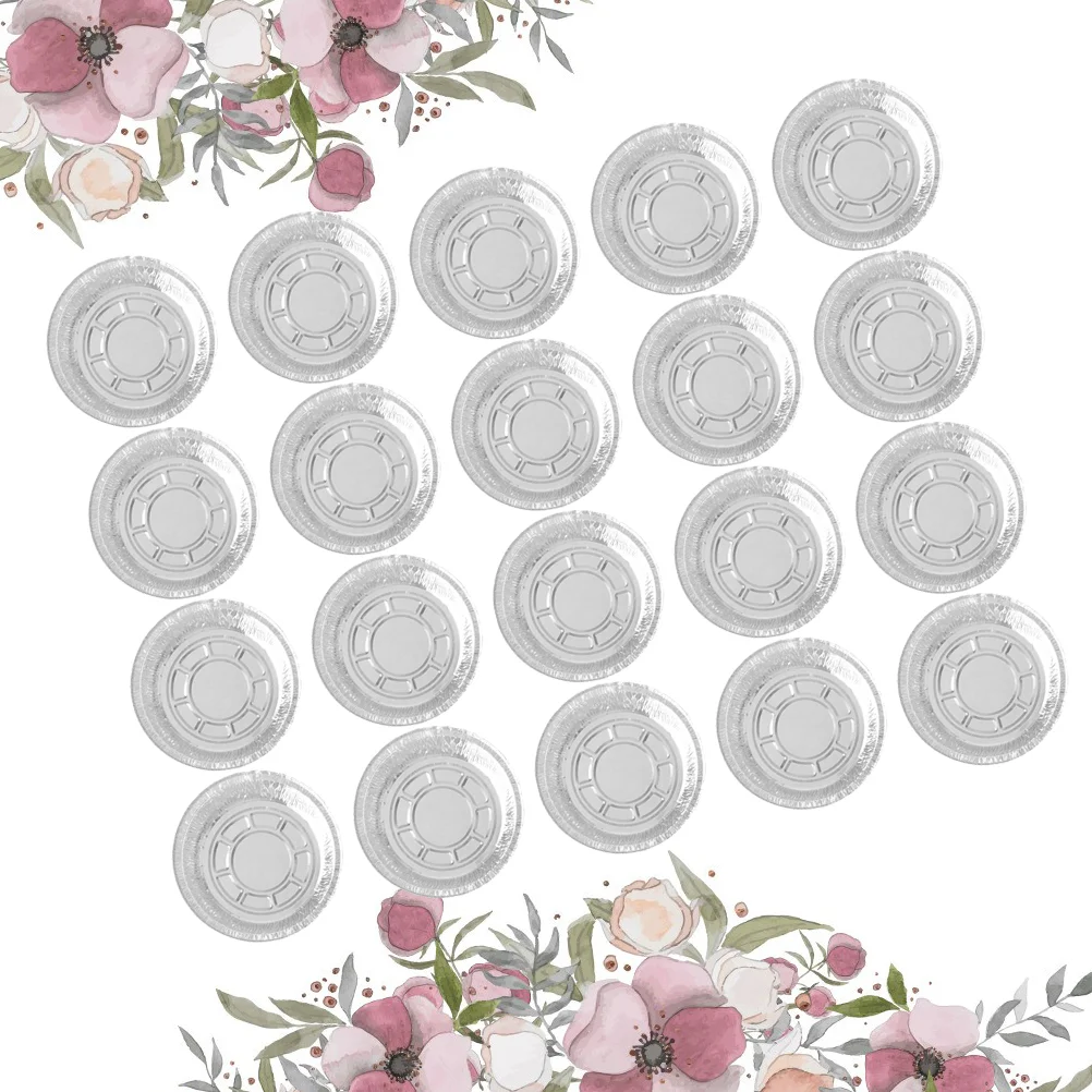 

20 Pcs Disposable Containers Dish Washer Tray Cake Pan 9inch Silver Grill Plate