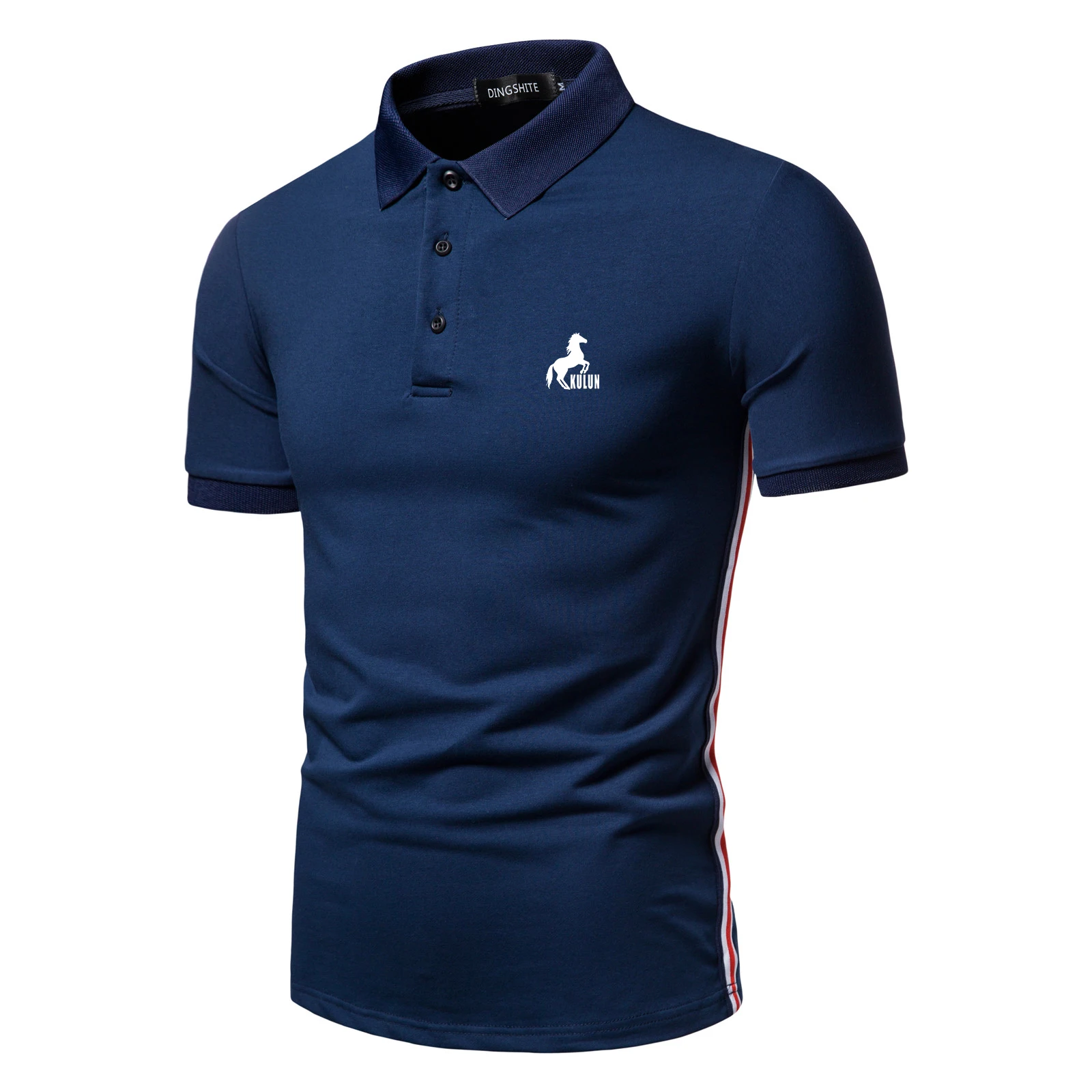 

Fashion Short Sleeve and Slim Fit Polo Shirt for Men