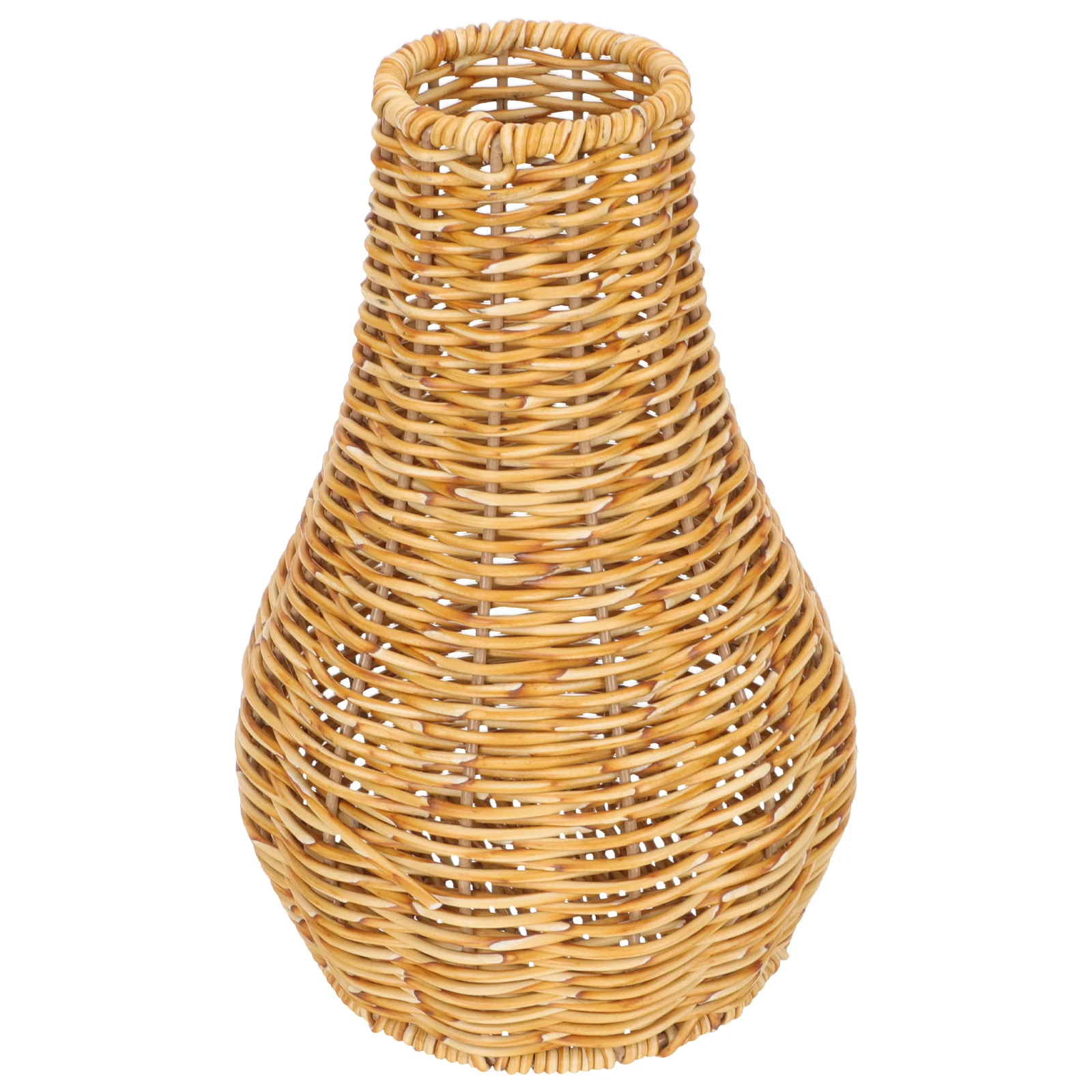 

Imitation Rattan Vase Wedding Table Decoration Flower Basket Plastic Office Natural Home