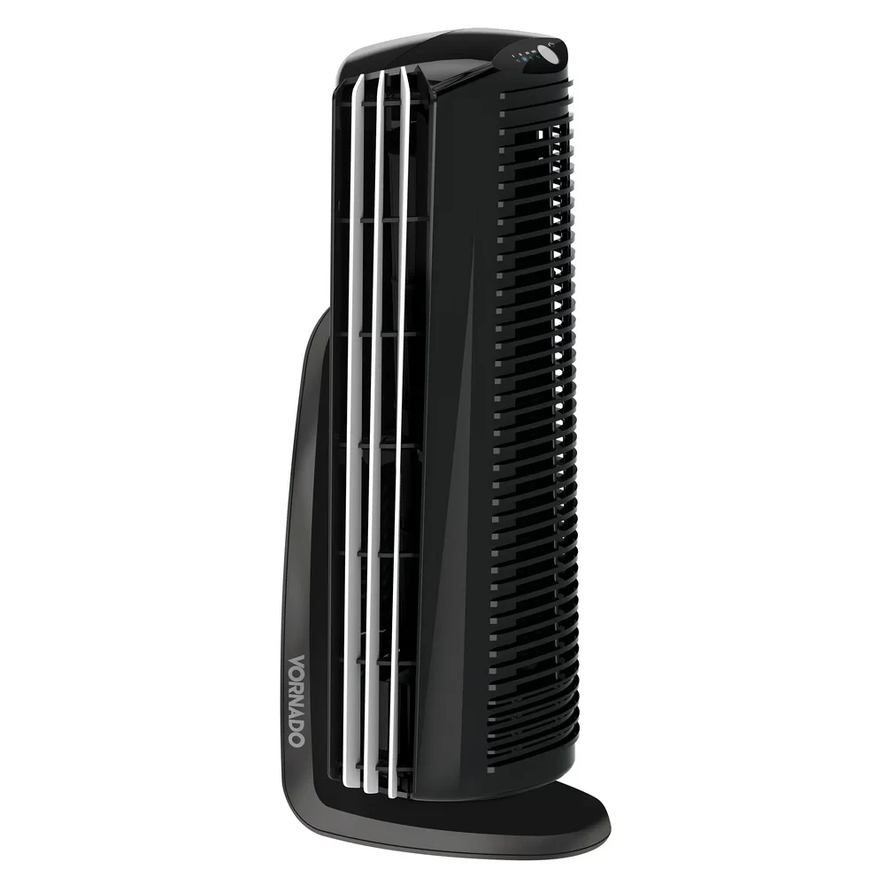 

Duo Personal Fan, Small Room, Air Circulator, 4 Speeds, Black