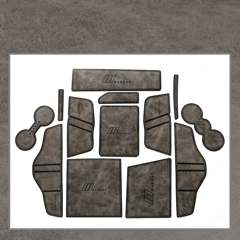 Автомобильный кожаный Противоскользящий коврик коврики для дверей подставки