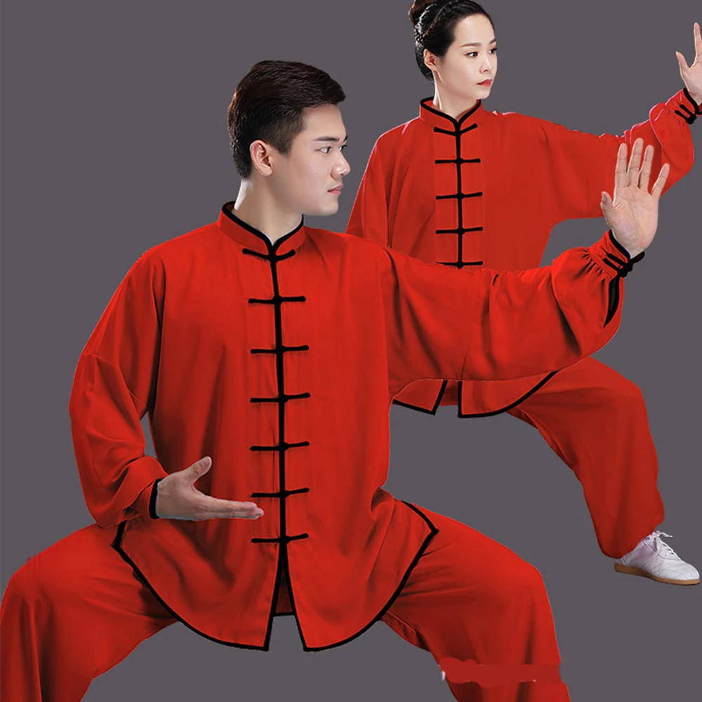 

Tai Chi Elastic Waist Clothing Loose Chinese Traditional Tang Suit Retro Oriental Unisex Viscose Kung Fu Clothes Loungewear 3XL