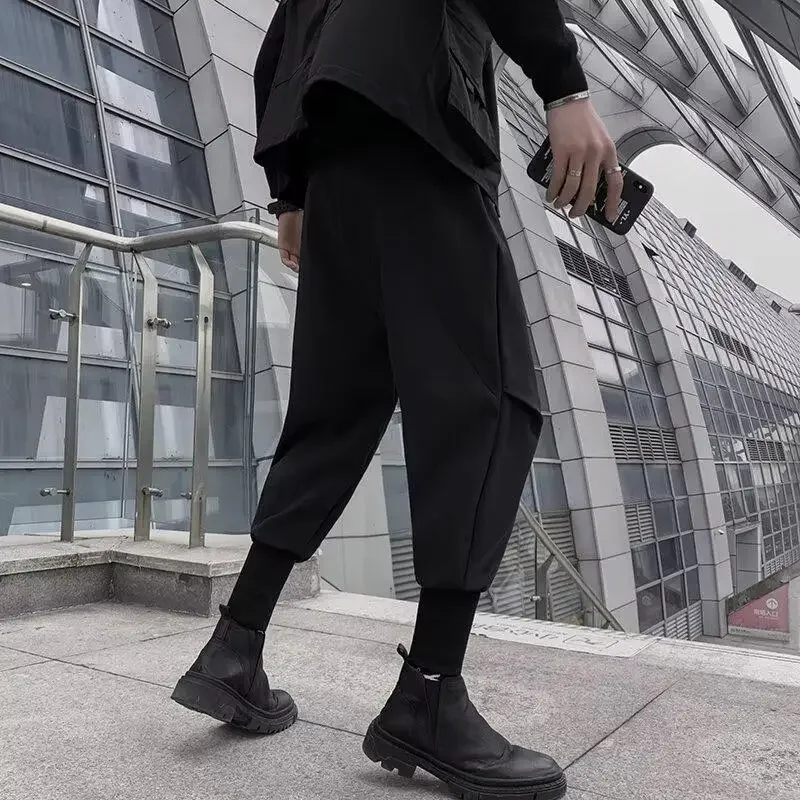 Мужские брюки приталенного кроя в корейском стиле Nada Laks повседневные деловые