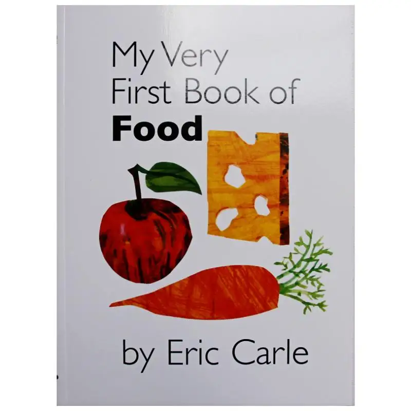 My First Book of Words Colors Food фигуры животных Эрик Карл книги с рисунками на английском