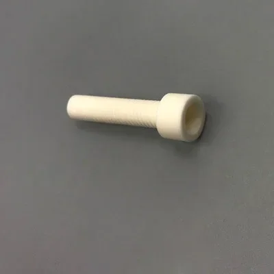 2pcs M8 Allen cup head high temperature resistant ceramic screws anti-corrosion insulation alumina ceramics screw 35mm long |