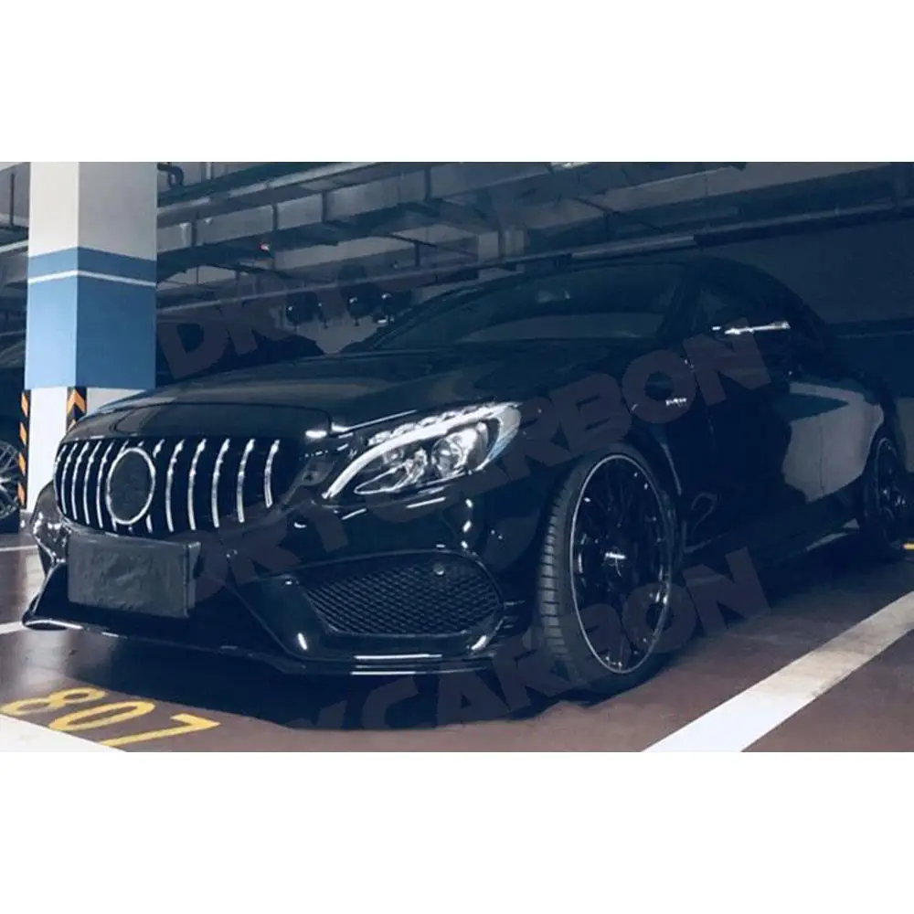 G-образный передний решетчатый бампер для Mercedes W205 Benz C S205 C205 C43 C260 C250 C180 C200 C300 2015 2016