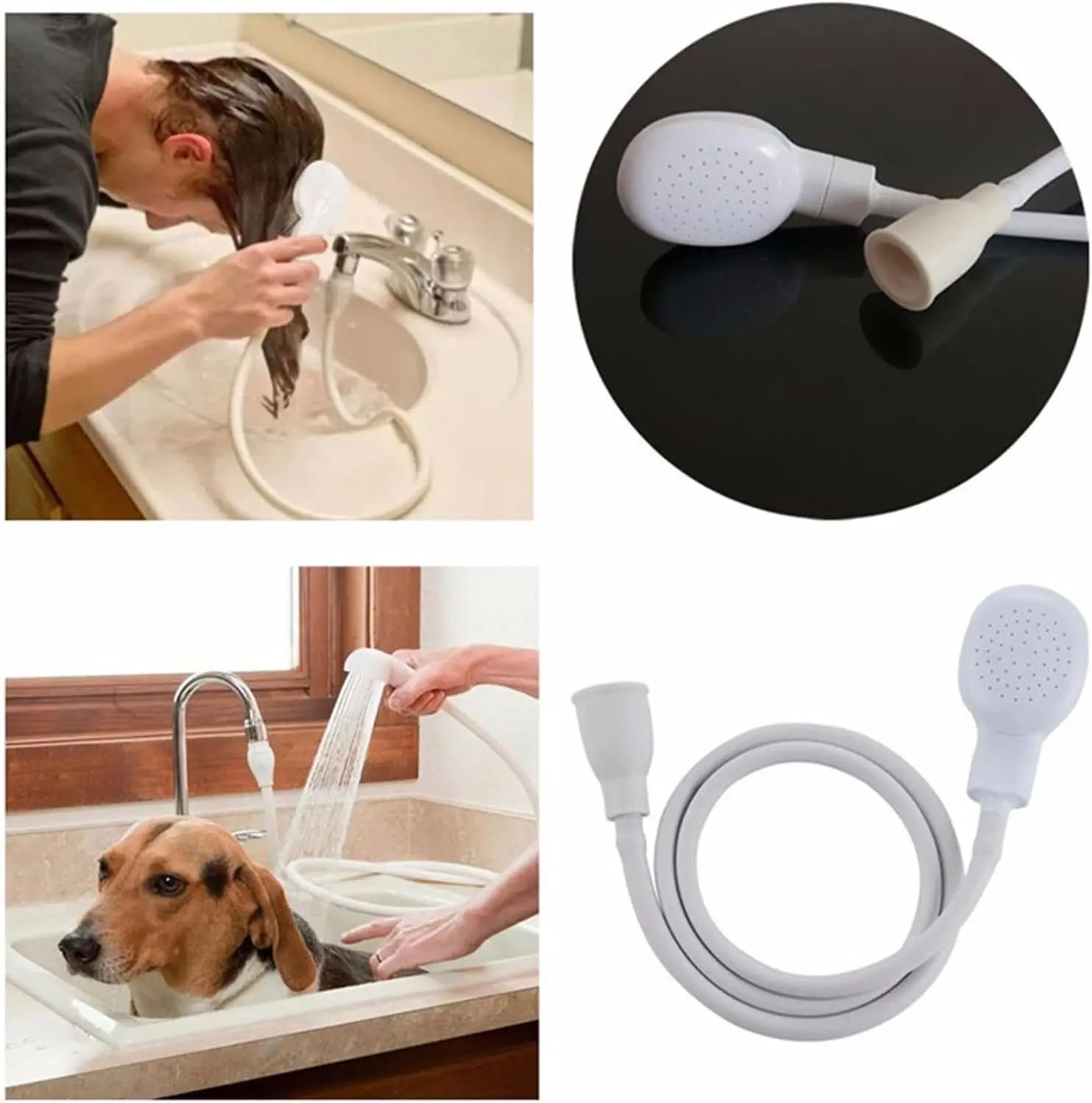 Портативный распылитель для раковины домашних животных быстрой стирки