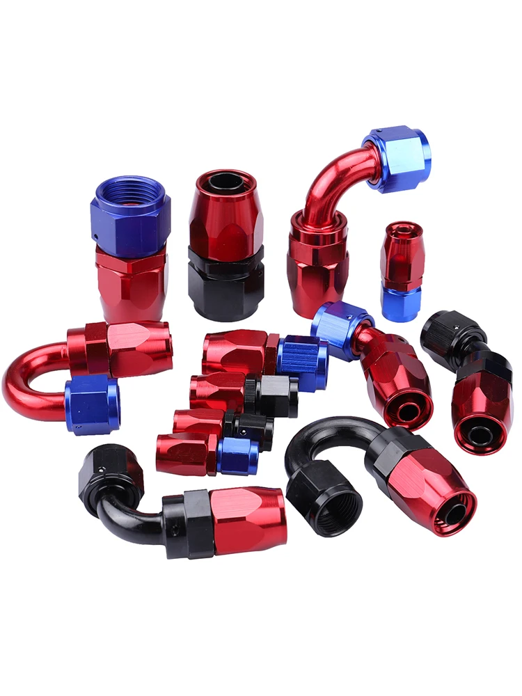 AN4/6/8/10/12 фитинг для шлангов алюминиевые фитинги AN адаптер масла топлива