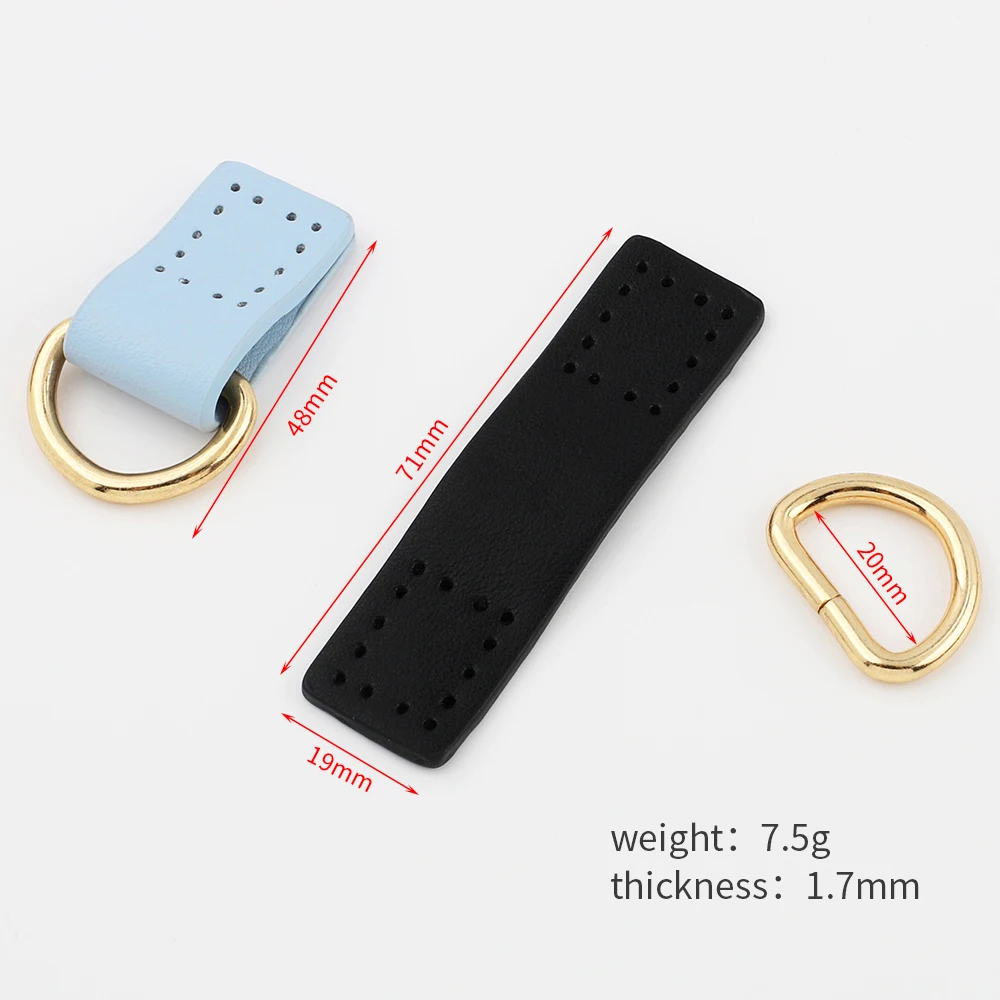 2 шт. пряжки для сумок ручной работы из кожи и металла