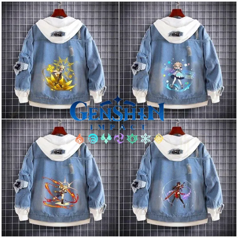 Толстовка для косплея Genshin Impact с аниме Aether Albedo Aloy Yellow ролевая печать парная