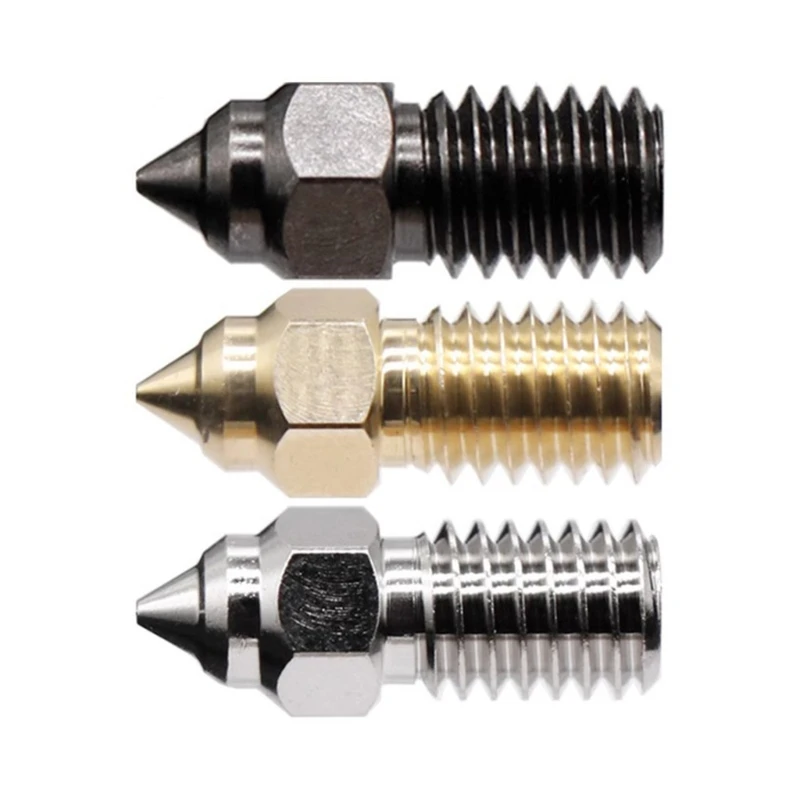 

3PCS Printer Nozzle for Neptune4 3D Printer Brass and Hardened Steel Nozzles