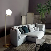 scandinavian designer orb glass floor lamp living room study stylish standing lamps bedroom bedside light home decoration
