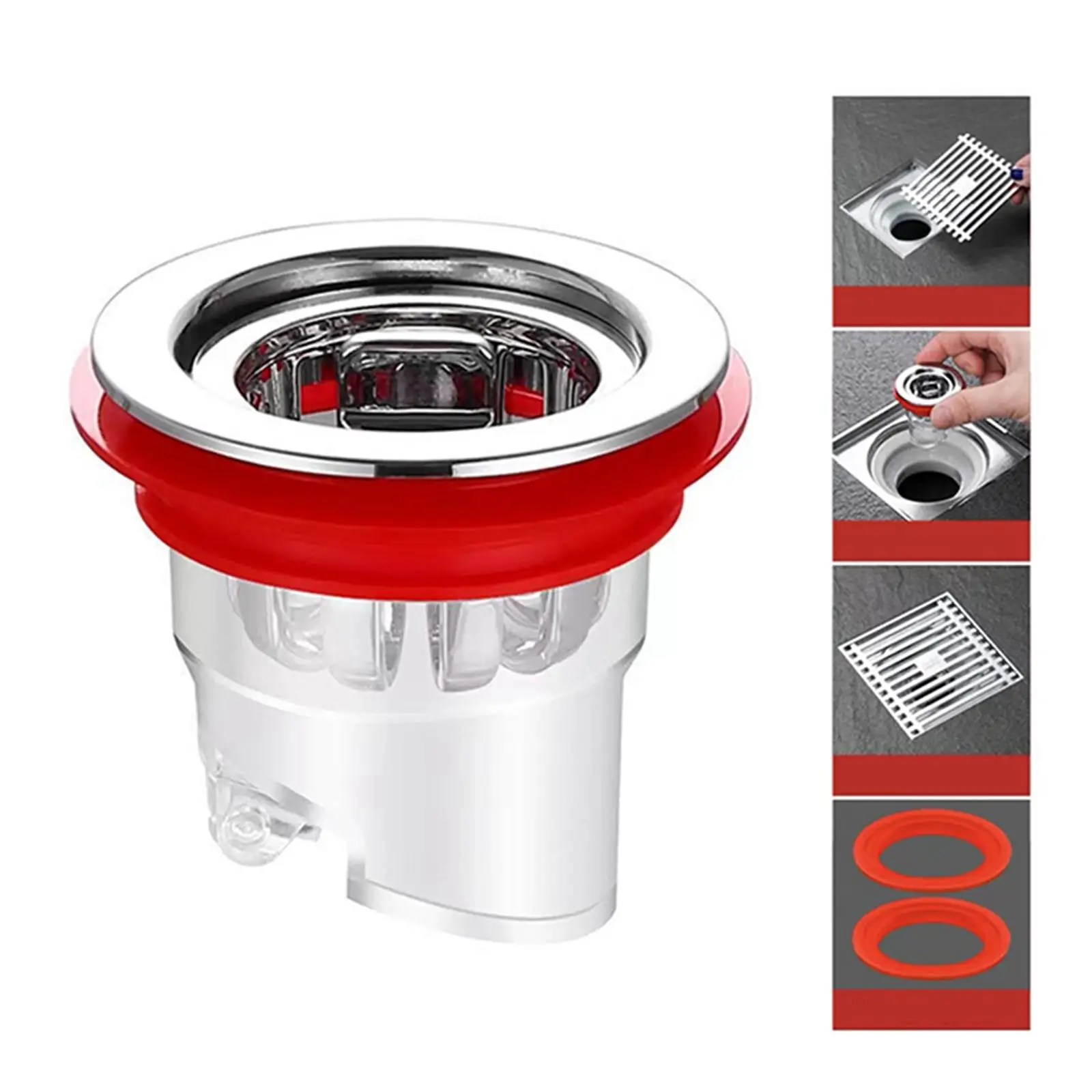 

Bathroom Floor Drain Magnetic High Speed Drainage One Way for Hotel Home