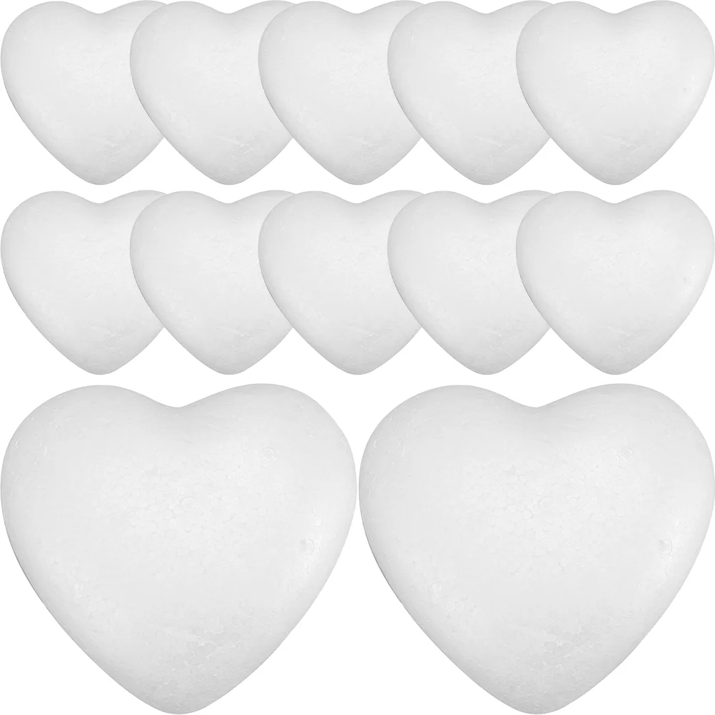 

100 Pcs Children Toys Foam Hearts Crafts Round Spheres Foams Poppets Kids Block Material Solid