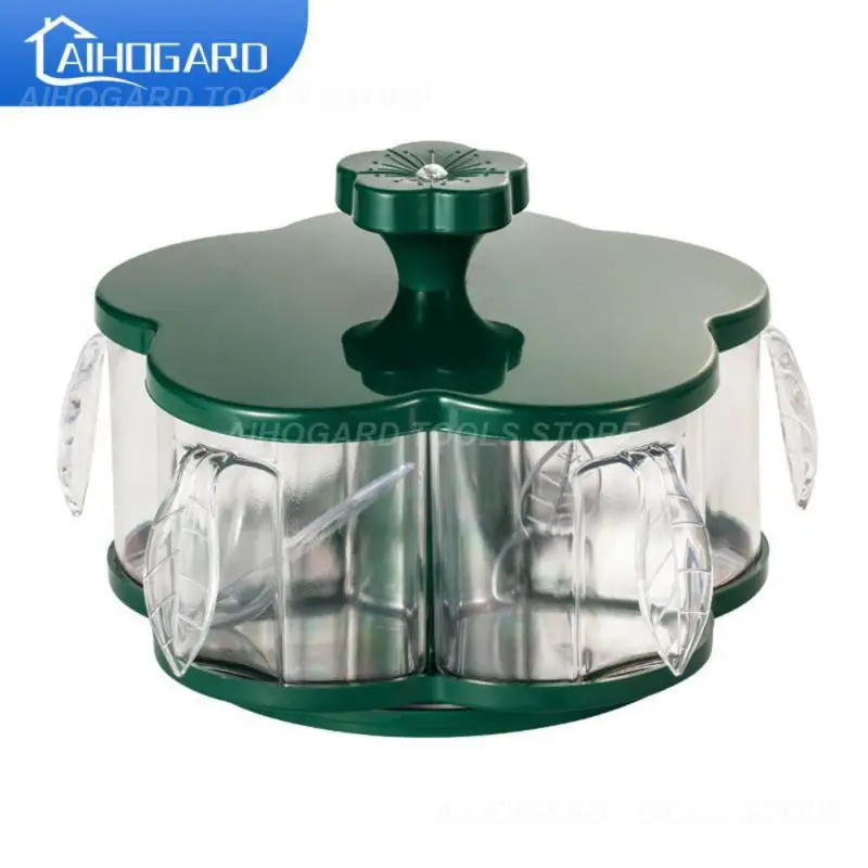 

1080 г влагостойкие многоярусные коробки для приправ большая емкость банка для приправ Сетка Коробка для приправ Кухонные гаджеты 500 мл Abs 5 яч...