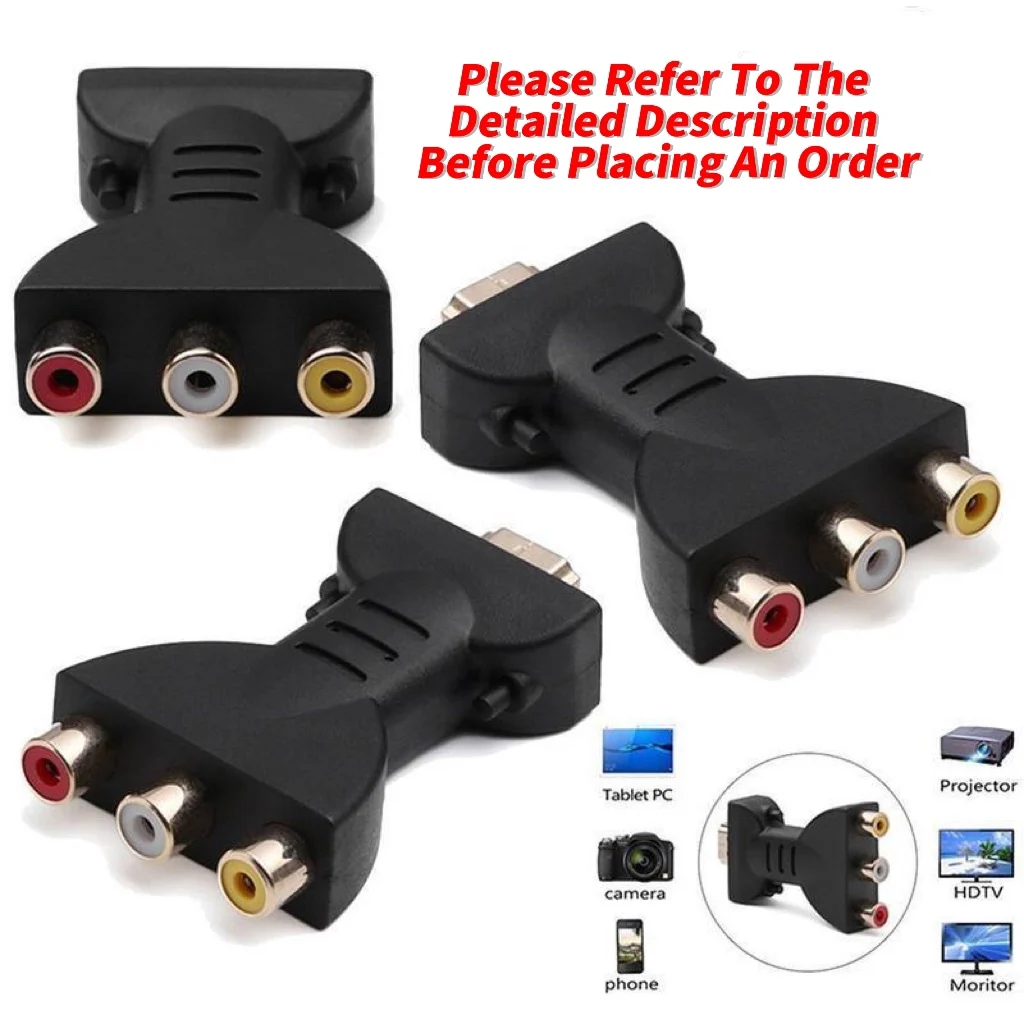 Композитный адаптер преобразователь AV2HDMI Аудио Видео Кабель HDMI в AV с USB-кабелем для HD ТВ-приставки HD 1080P RCA AV