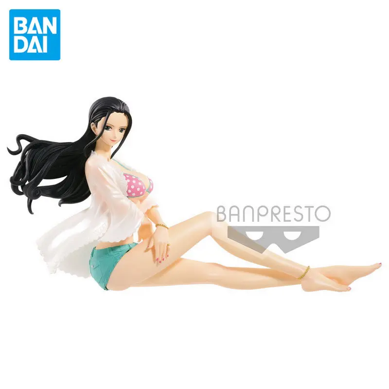 

In Stock Bandai Original Anime One Piece Nico Robin Swimwear Action Figure Model Children's Toys