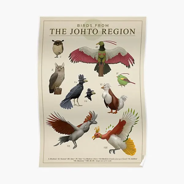 Плакат с птицами йото искусство забавный современный винтажный принт Декор