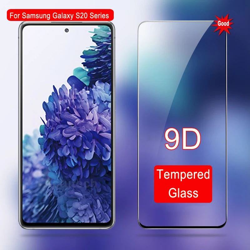 

Clear Full Cover Tempered Glass For Samsung Galaxy S20 FE 5G Transparent Screen Protector Phone Glass S21+ Plus Protective Film