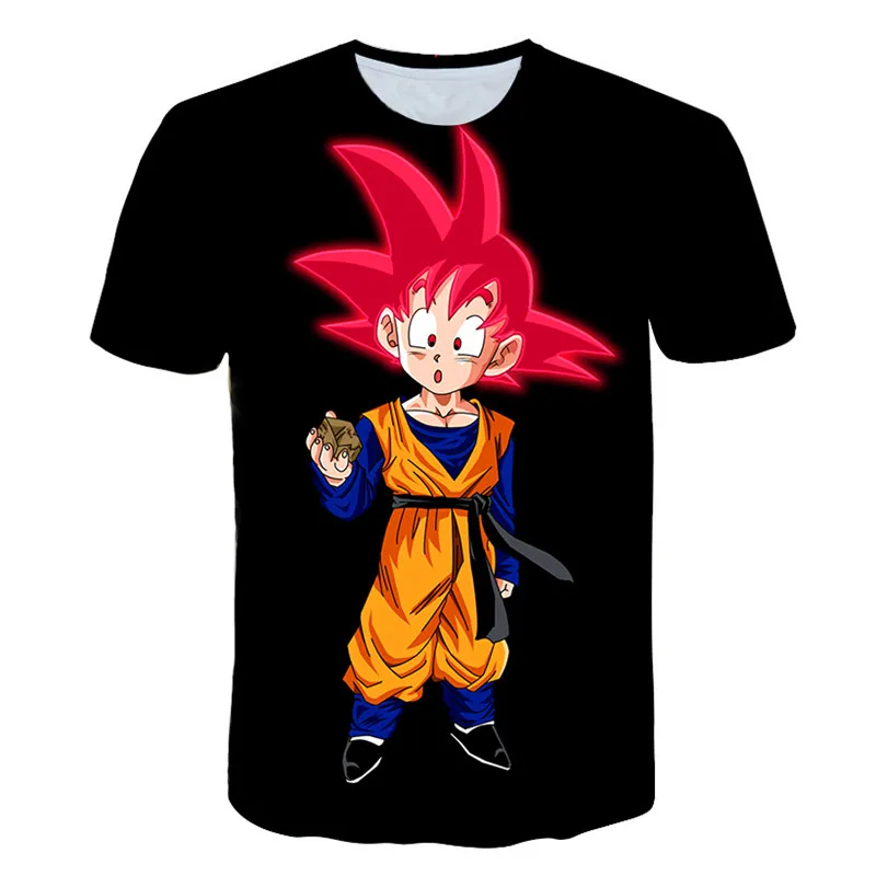 

Футболка для мальчиков с принтом «Драконий жемчуг», Детская 3d-футболка в стиле Харадзюку, летняя детская футболка с коротким рукавом для де...