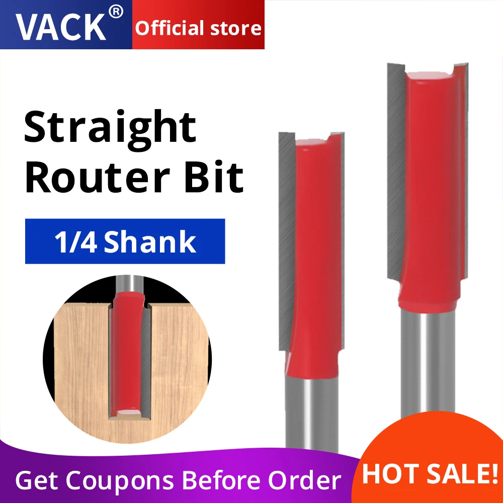 Фрезы VACK с Т-образным пазом и хвостовиком 6 мм 1/4 дюйма |