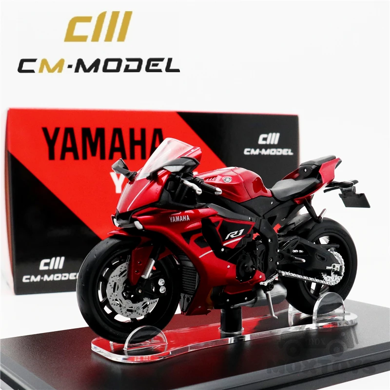CM модель 1:18 2018/2019 YAMAHA R1 красный черный литая мотоцикл