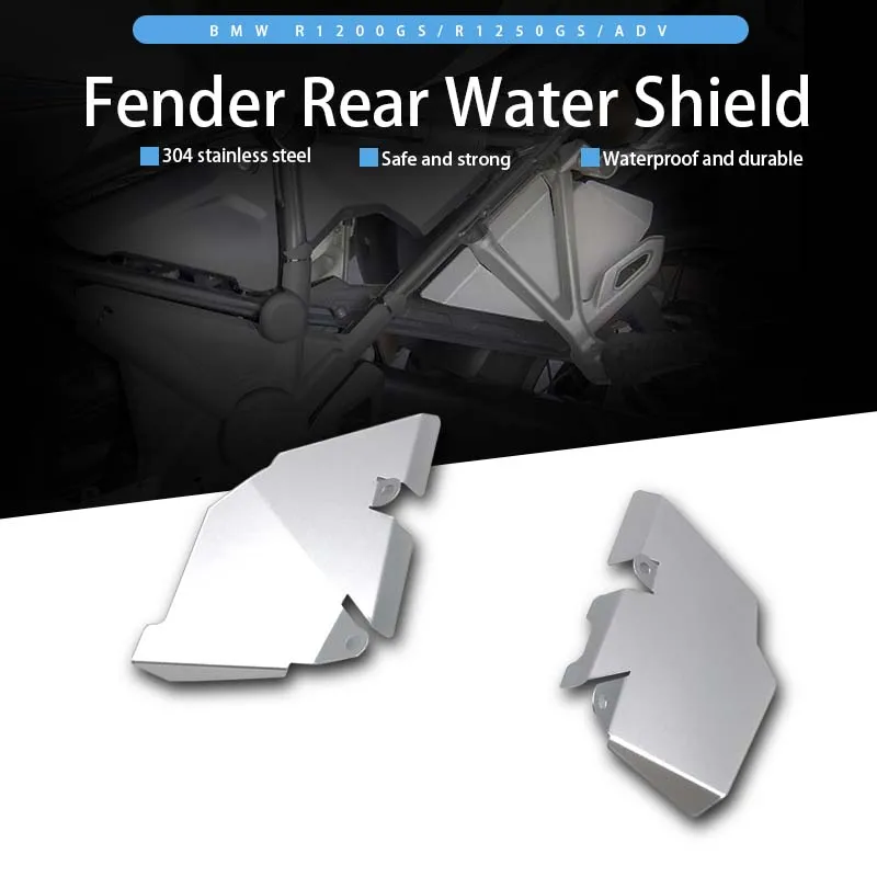 

Motorcycle Rear Seat Foot Pedal Mudguard Fender Recess Cover Water Shield For BMW R1250GS R1200GS ADV 2013-2019 2016 2017 2018