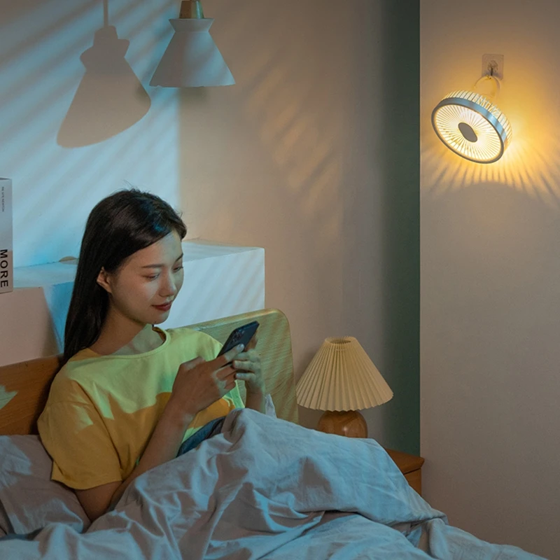 

Настольный вентилятор, перезаряжаемый через USB портативный вентилятор с дистанционным управлением, 3 скорости, 4000 мАч, вентилятор для кемпи...