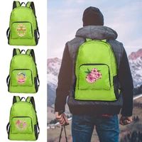 ultralight packable backpack outdoor sport daypack foldable bags for men women hiking flamingo print travel folding backpacks