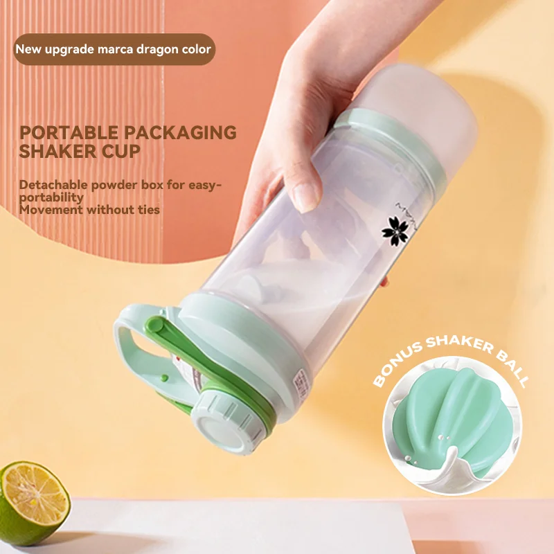 

AKAW Shaker Cup Protein Shake Powder Powder Pack Internet Celebrity Meal Replacement Milk Shake Cup Portable Mixing Cup