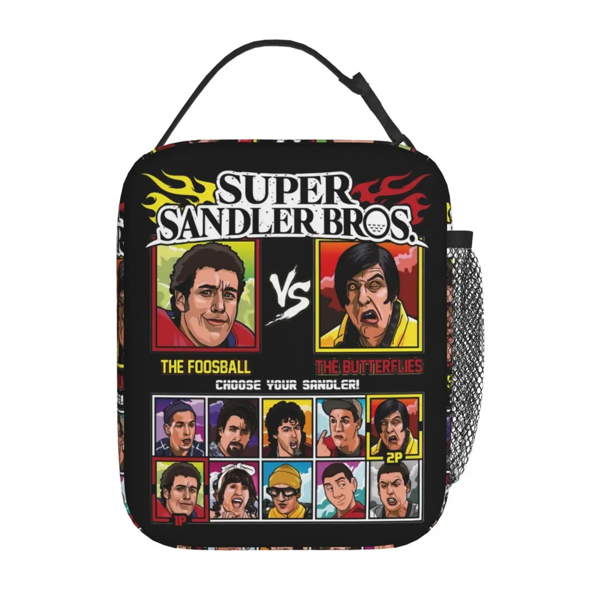 

Термоизолированные сумки для ланча Adam Sandler Fighting Game, рабочая Портативная сумка для ланча, термоохлаждающий Ланч-бокс