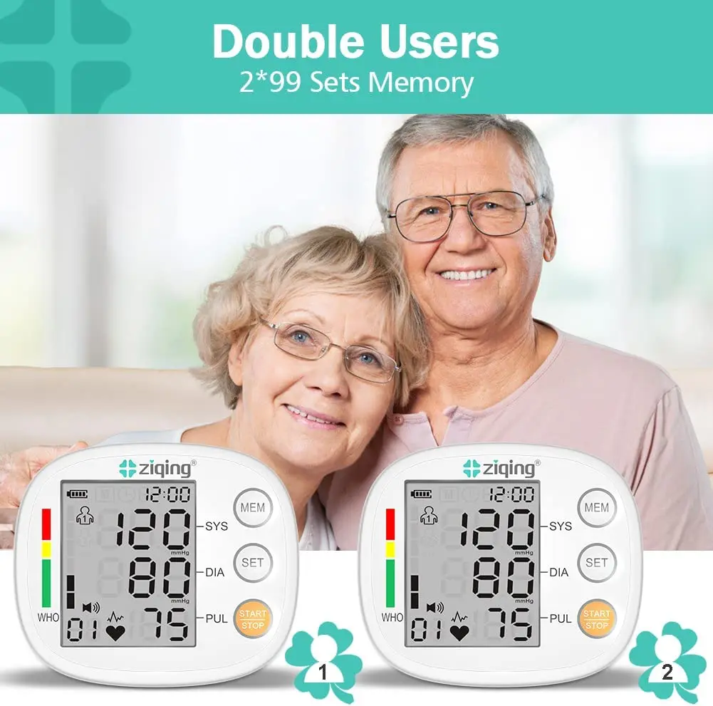 Цифровой наручный монитор артериального давления сфигмоманометр тонометр