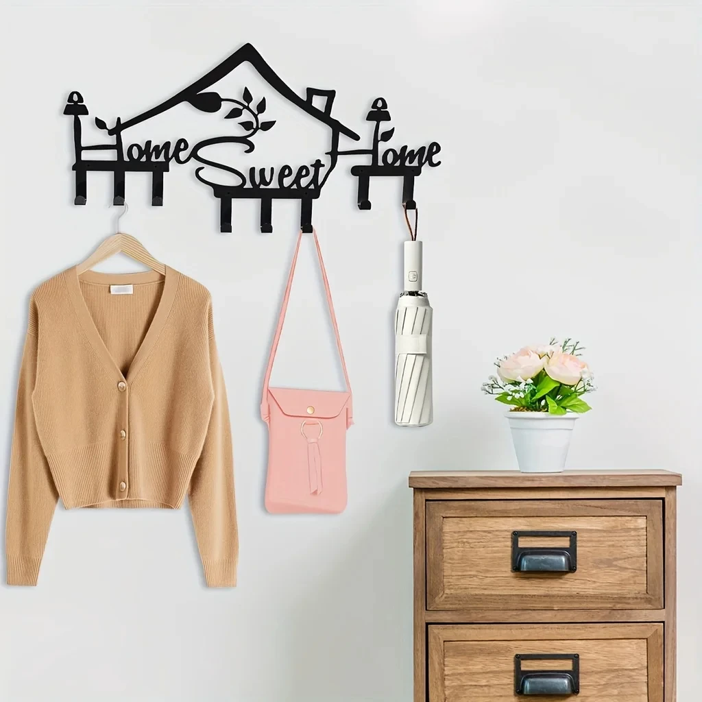 DDPNKL Металлический Крючок Для Халата Многоцелевой Настенный Органайзер Ключей