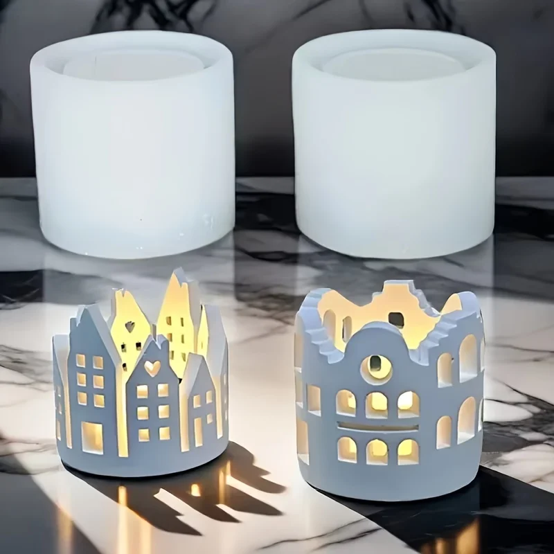 Силиконовая форма для изготовления свечей