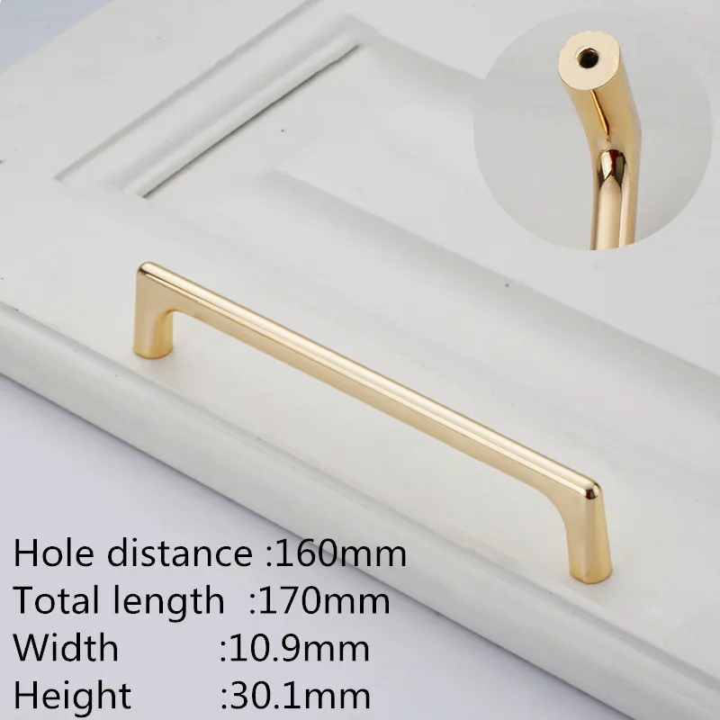 

Ручки для шкафов KK & FING золотые цинковые