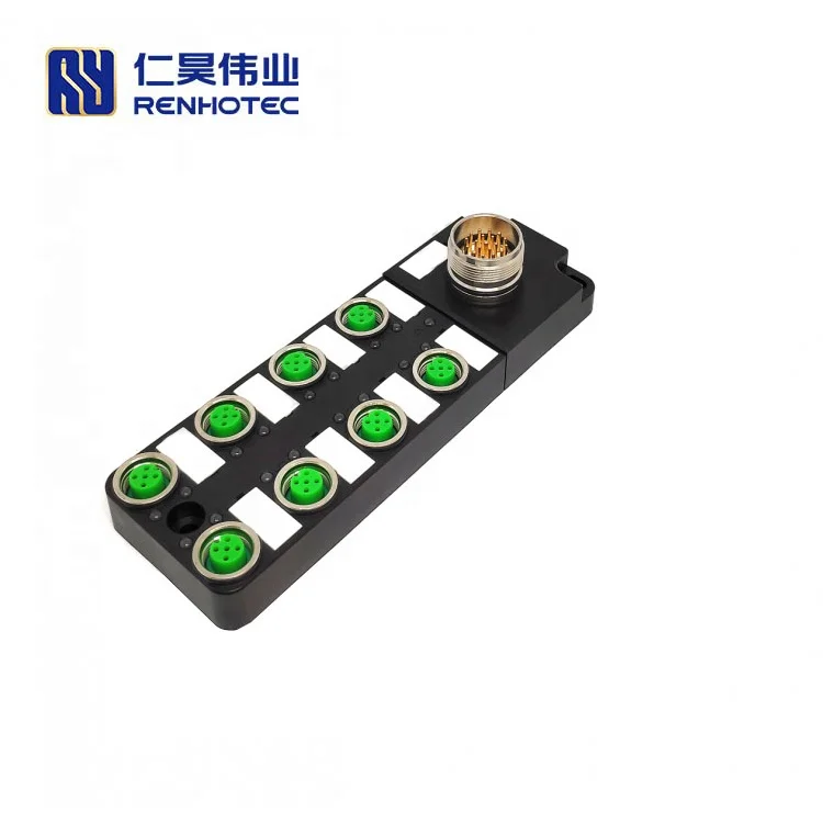 

M12 Distribution Box 8-way 5 Pin Connector with M23 Connector