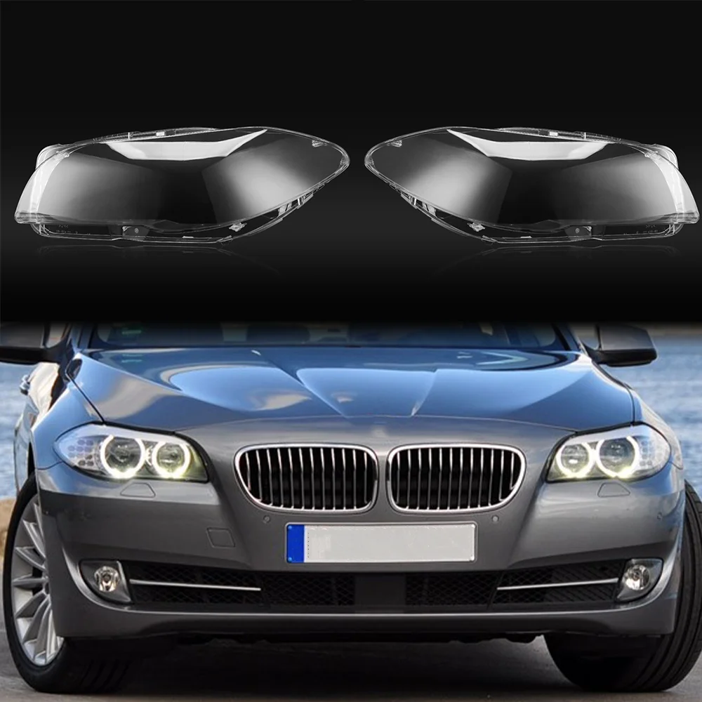 For BMW F10 F18 520 523 528 530 535 2011-2014 Car Front Headlight Glass Cover Headlamps Transparent Shell Lens Car Accessories For BMW F10 F18 520 523 528 530 535 2011-2014 Car Front Headlight Glass Cover Headlamps Transparent Shell Lens Car Accessories