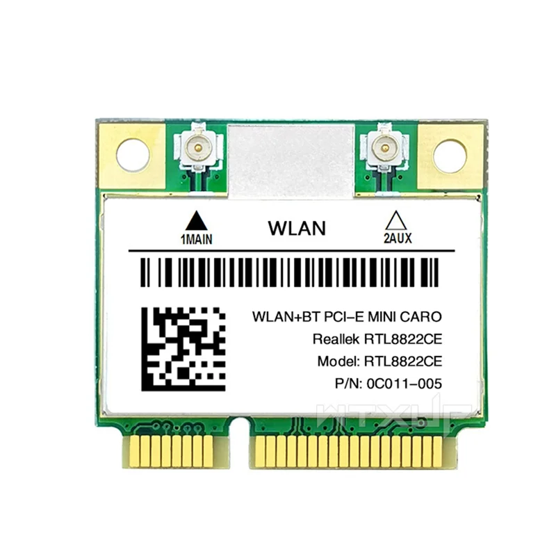 RTL8822CE 1200 Мбит/с 2 4G/5 ГГц 802.11AC Wi-Fi карта сеть Mini PCIe Bluetooth 10/11 поддержка ноутбука/ПК