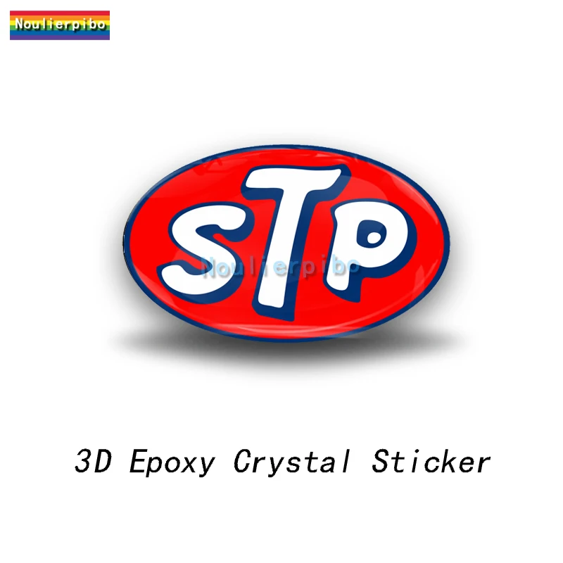 

3D персонализированный эпоксидный купол STP автомобильная наклейка масло потертый старыйtimer ретро крылья ПВХ автомобиль мотоцикл гоночный шлем виниловая наклейка