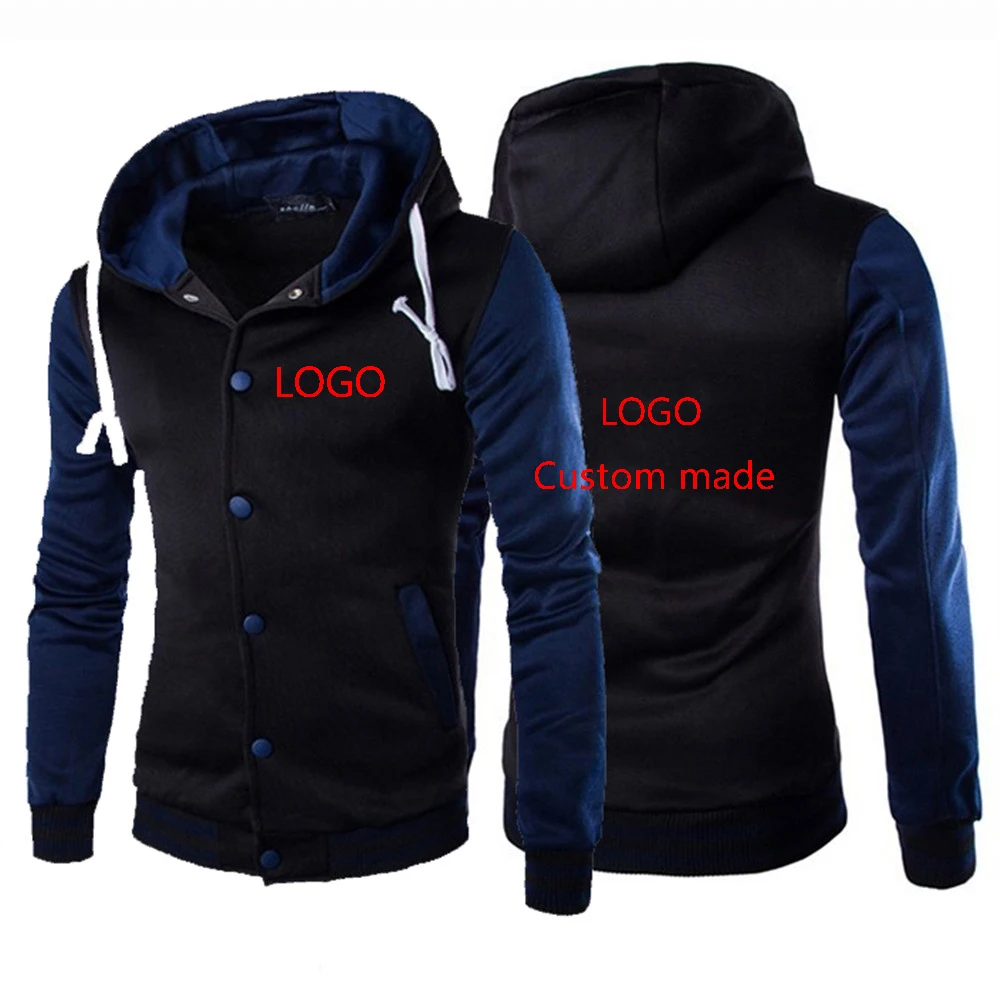 

2022 Logo Customization Brand Hot Sale Men Baseball Uniform Coat Autumn Jacket Print Streetwear Tracksuit Hip Hop Tops