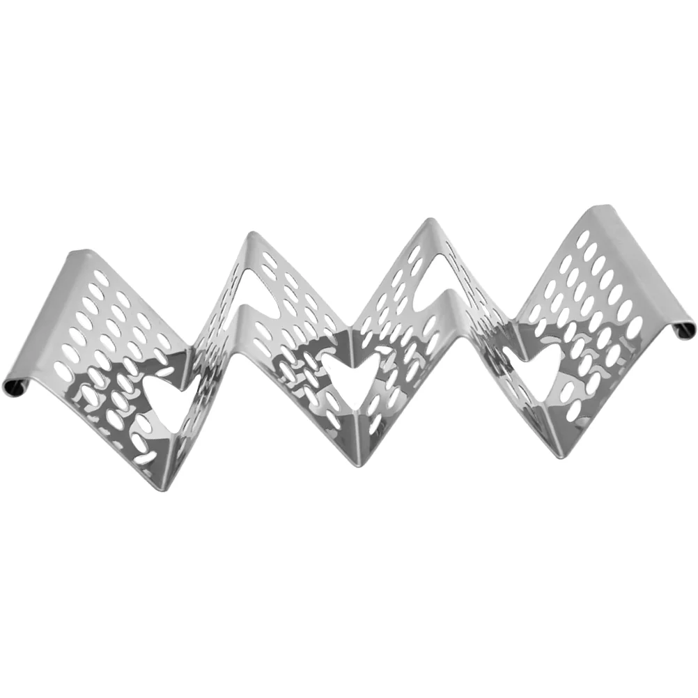 

Taco Holder Stainless Steel Rack Stand Kitchen Making Frame Decorative Baked Pancake Metal