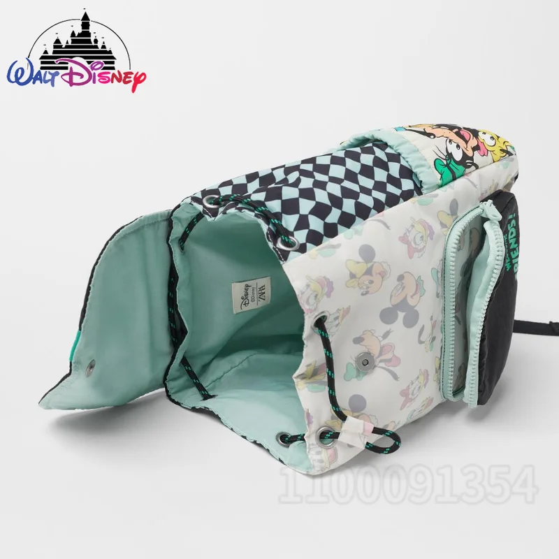 Disney Mickey Original New Children's Backpack Luxury Brand Cartoon Cute Children's Schoolbag Drawstring Mini Women's Backpack