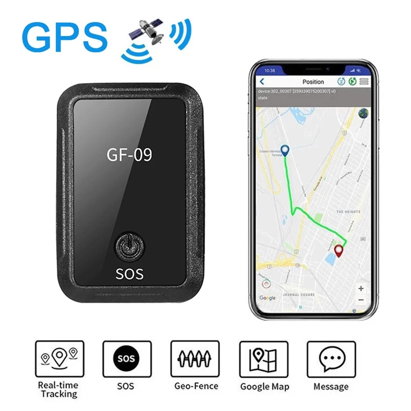 Car APP GPS Locator GF09 Adsorption Recording Anti-dropping Device Voice Control Recording Real-time Tracking Equipment Tracker