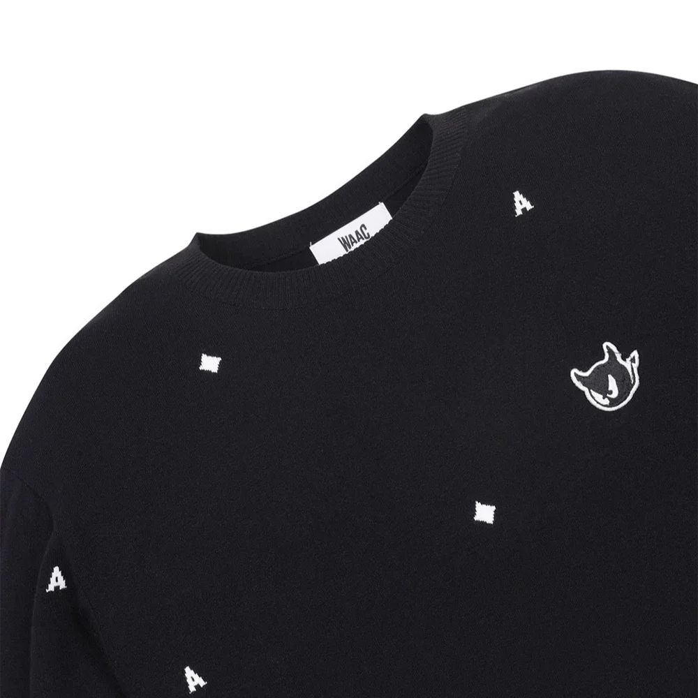 Новый мужской повседневный вязаный свитер спортивная одежда для гольфа на