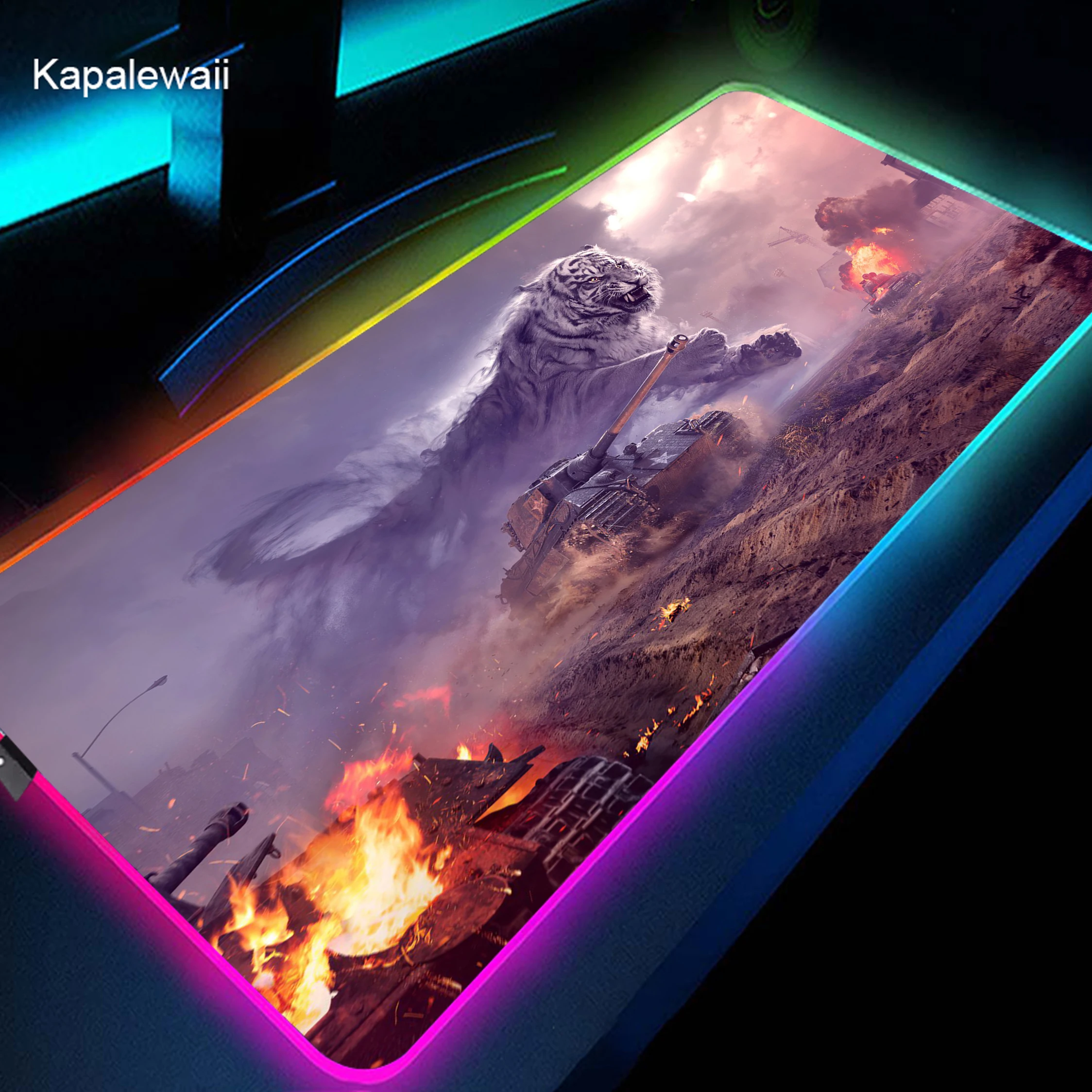 

World of Tank Large Gaming Mouse Pad Computer Mousepad Gaming Cartoon XXL Pad Accessiores For Mouse Keyboard Desk Mice Mat