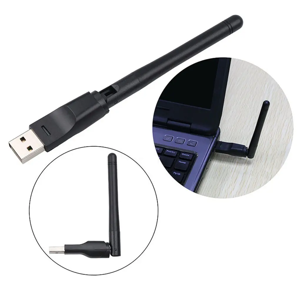 

2.4GHz 150Mbps Wireless USB WiFi Adapter Wifi Antenna WLAN Network Card USB WiFi Receiver MTK7601 Chip