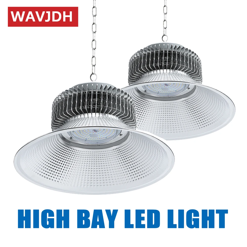 High Bay Led Light AC220V-240V Garage Workshop Warehouse Led Lamp 100W 150W 200W 250W Factory Ceiling Light Industrial Lighting