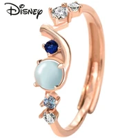 disney 2022 new snow white cinderella womens ring fashion trend luxury jewelry opening adjustable womens ring jewelry gift