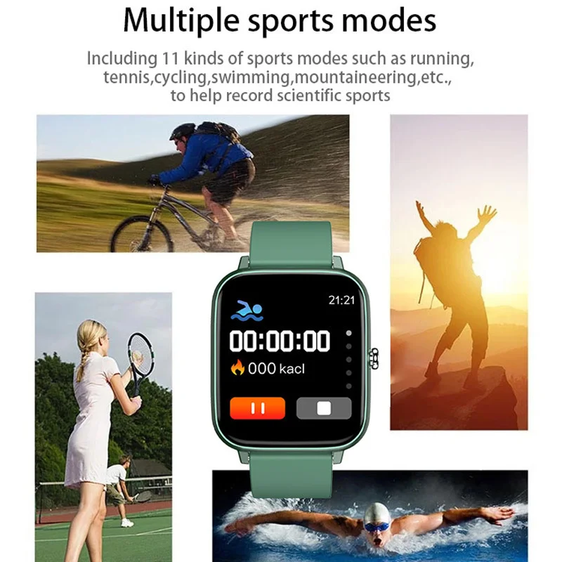 Смарт-часы P6 с Bluetooth часы для звонков спортивные фитнес-часы Full Touch Whatsapp Xiaomi Huawei
